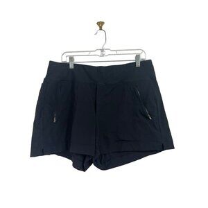 Athleta Womens Sz 16 Black Trekkie North Short w Large Pockets Athetic Wear